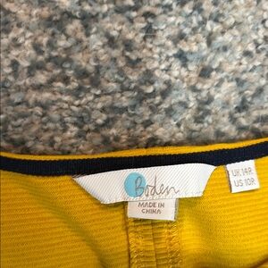 Boden Yellow Long Sleeve Dress